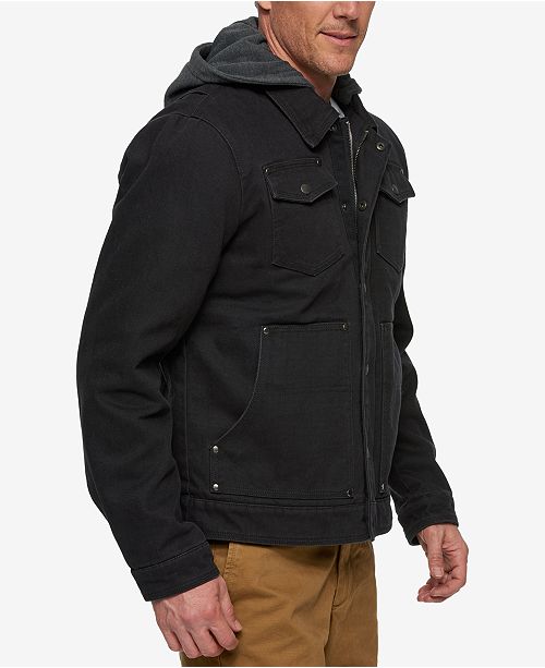 Levi's Men's Hooded SherpaLined Denim Jacket Coats & Jackets Men