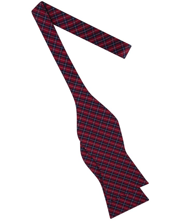 tommy hilfiger men's buffalo tartan tie
