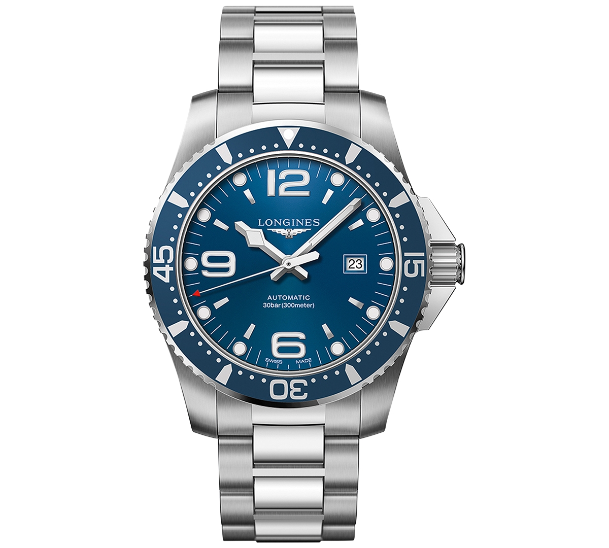 Longines Men's Swiss Automatic Hydroconquest Stainless Steel Bracelet Watch 44mm In No Color