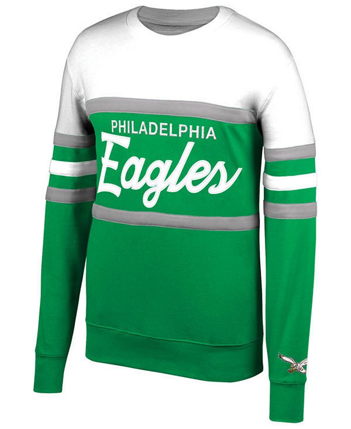 Mitchell & Ness Youth Philadelphia Eagles Wordmark Green Pullover