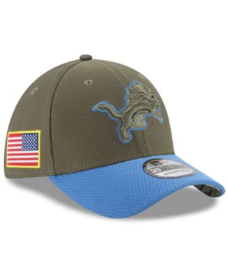 New Era Detroit Lions Salute To Service 39THIRTY Cap - Macy's