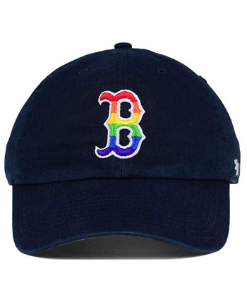 47 Brand Boston Red Sox Pride CLEAN UP Cap - Macy's