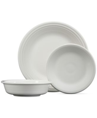 Fiesta Classic Rim 3-Piece Place Setting - White