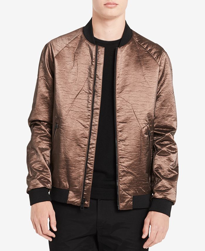Copper bomber jacket sale
