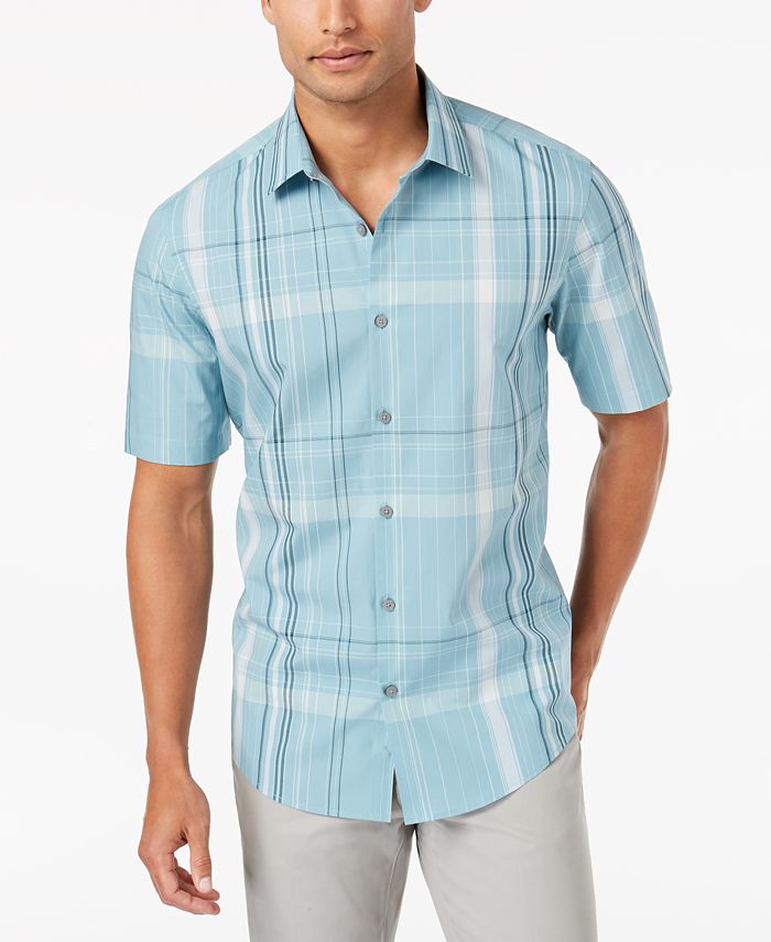Alfani Men's Kirk Multi-Plaid Shirt, Created for Macy's & Reviews ...