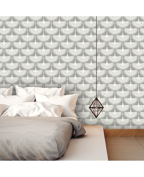 Tempaper Genenieve Gorder For Feather Flock Self Adhesive