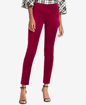 lauren ralph lauren velvet pants