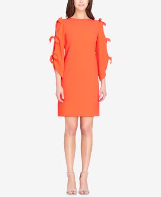 Tahari ASL - Tie-Sleeve Shift Dress