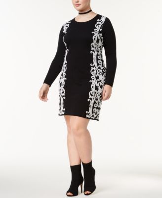 macys plus size sweater dresses