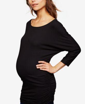 Isabella Oliver - Maternity Off-The-Shoulder Ruched Top