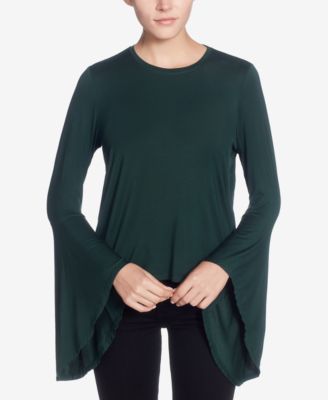 Catherine Malandrino - Asymmetrical Bell-Sleeve Top