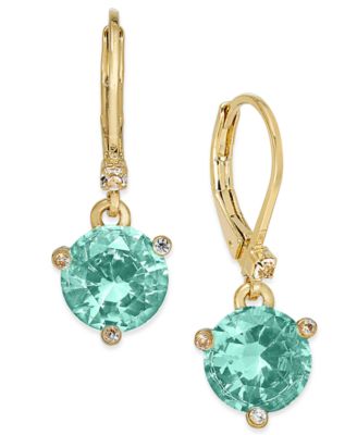 kate spade gold drop earrings