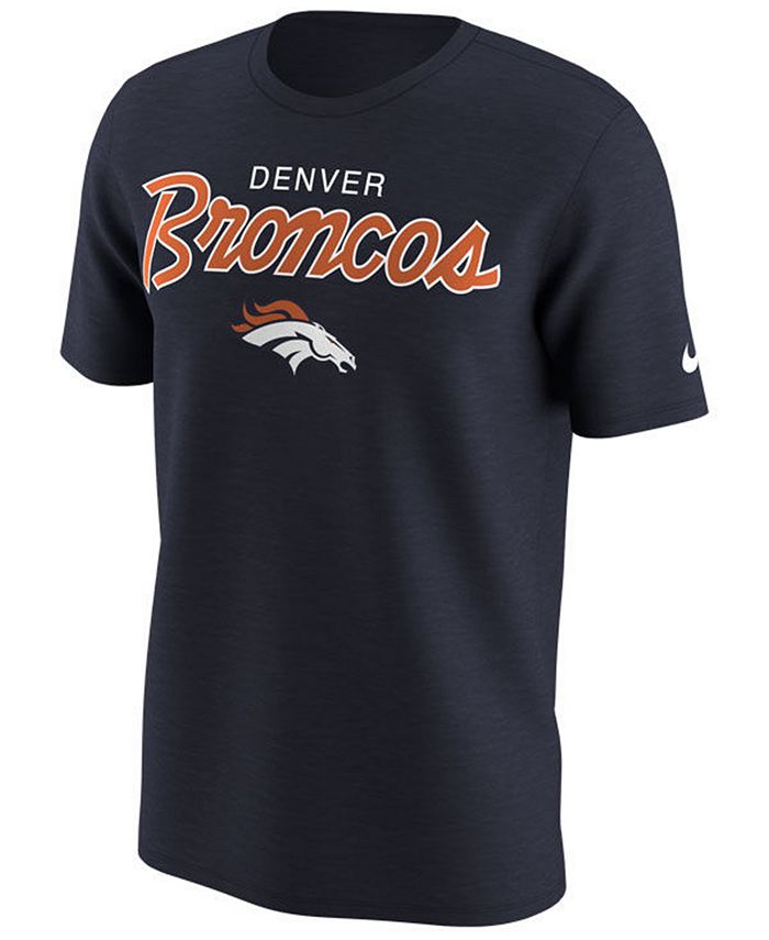 Nike Men's Denver Broncos Sports Specialty Script T-Shirt - Macy's