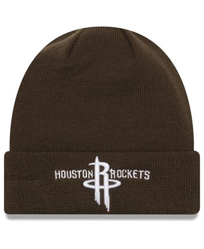 New Era Houston Rockets Fall Time Cuff Knit Hat Winter Hats