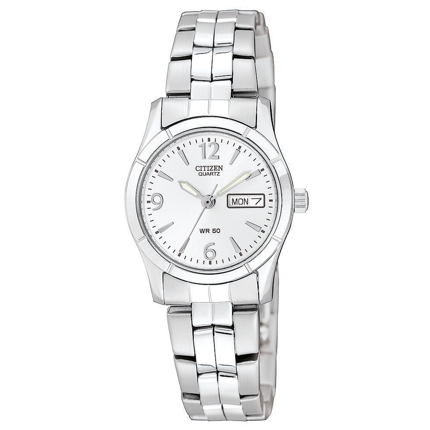 Женские часы Citizen Stainless Steel Bracelet Watch 25mm EQ0540-57A — фото 1