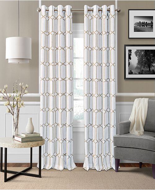 Elrene Kaiden Blackout Linen 52" x 84" Window Panel & Reviews Window