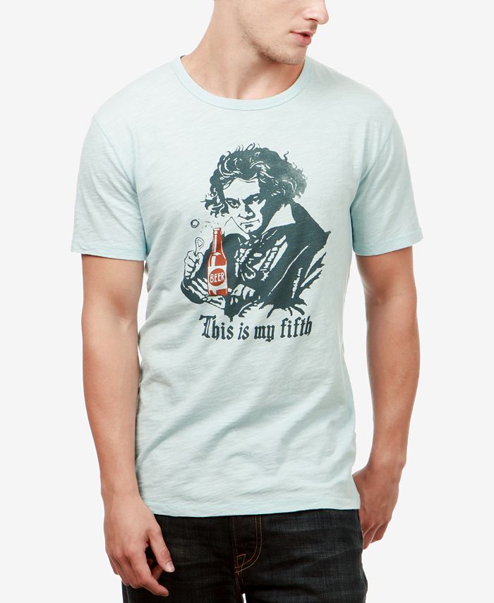Lucky Brand Men's Beethoven's Fifth Graphic-Print T-Shirt - Macy's