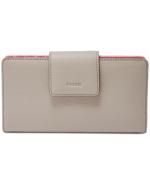 Fossil Emma Rfid Tab Leather Wallet Reviews Handbags