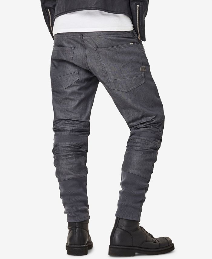 G-Star Raw Men's Motac 3D Slim-Fit Moto Jeans & Reviews - Jeans - Men ...