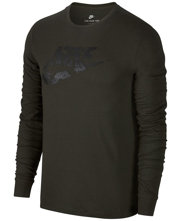 Nike Men's Sportswear Printed-Logo T-Shirt & Reviews - T-Shirts - Men ...