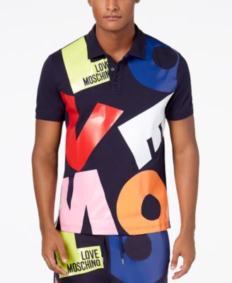 Love Moschino - Men's Graphic-Print Polo