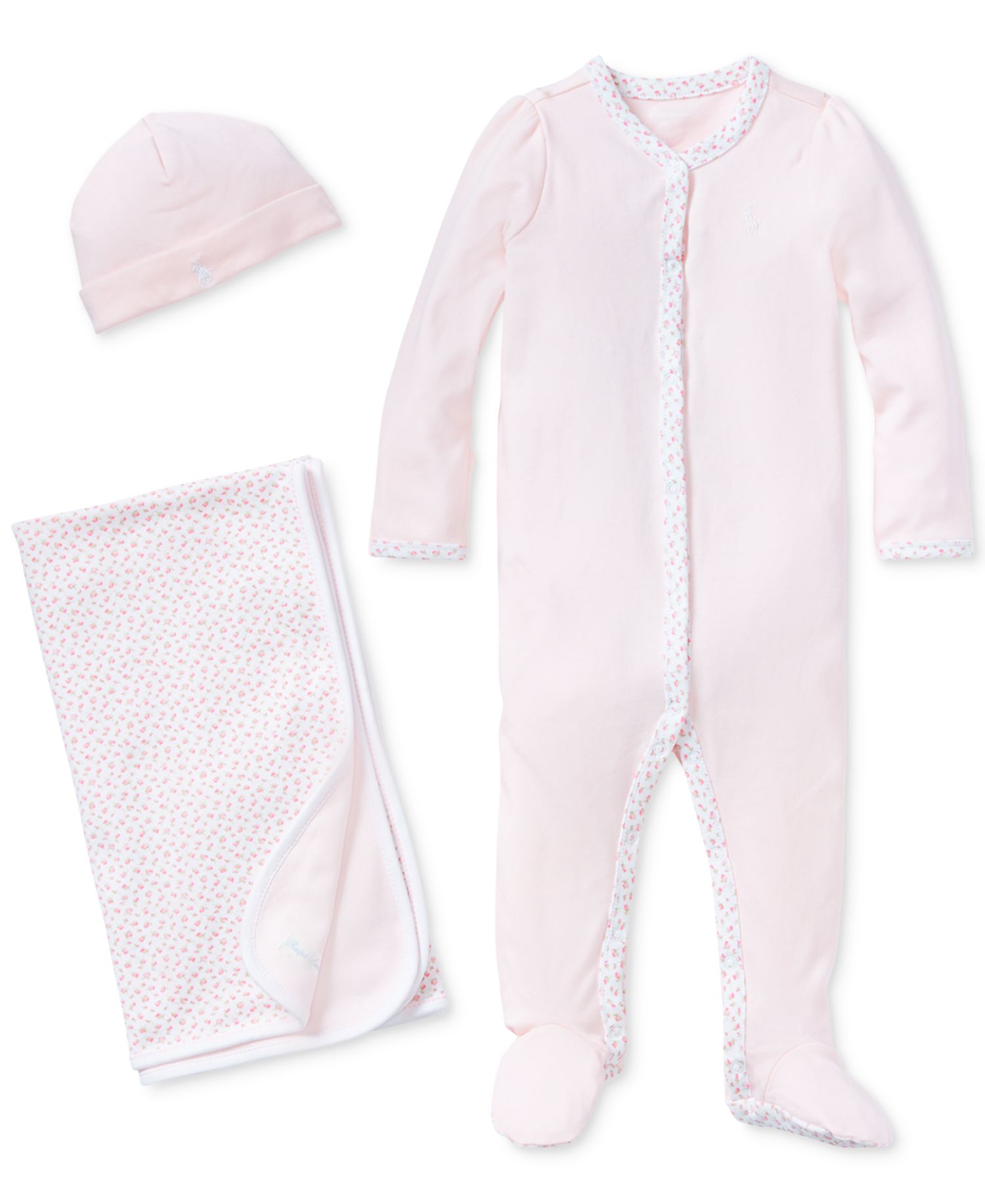 Baby Girls Coming Up Roses Ensemble