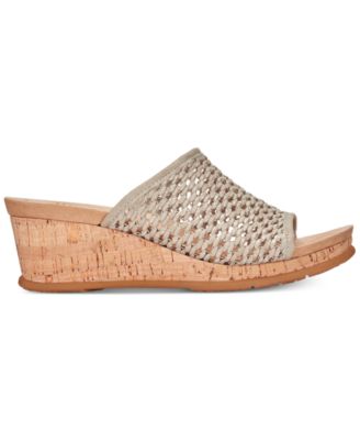 slip on wedge sandals