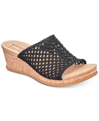 Baretraps Flossey Slip-On Wedge Sandals 