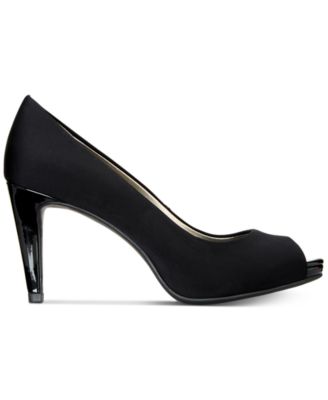 Women's Rainaa Peep Toe Platform Stiletto Dress Pumps