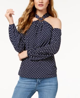 Michael Kors - Cold-Shoulder Halter Top