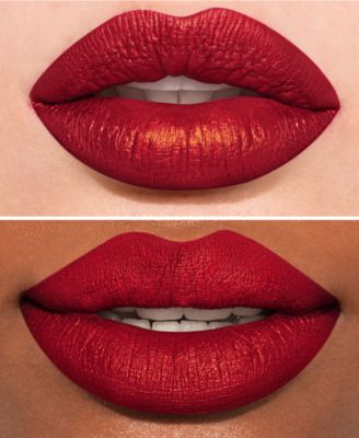 smashbox metallic red lipstick