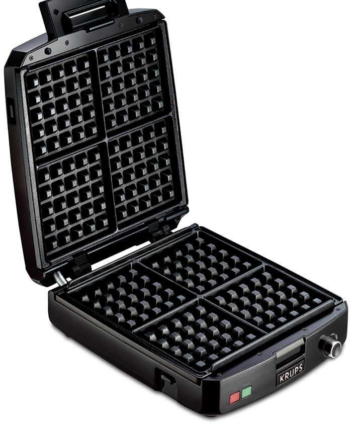 Krups GQ502D51 4Slice Belgian Waffle Maker Macy's