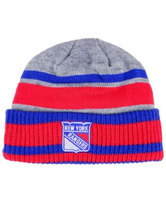 adidas New York Rangers Heathered Grey Beanie - Macy's