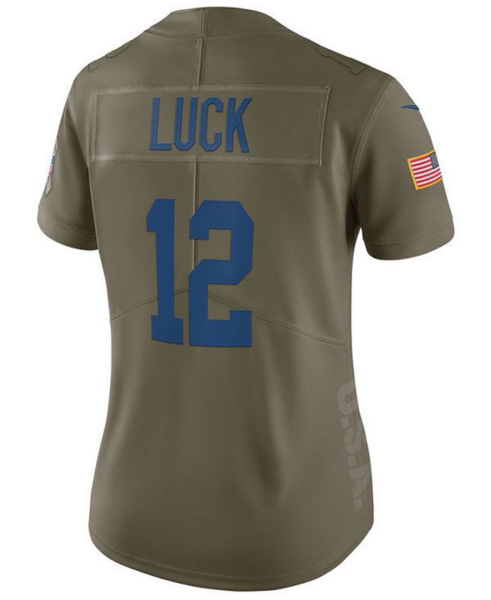 Nike Women s Andrew Luck Indianapolis Colts Salute To Service