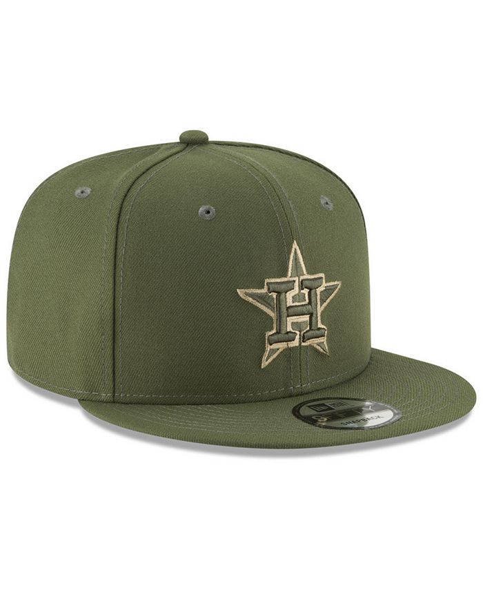 New Era Houston Astros 9FIFTY Snapback Cap – Adjustable, Two-Tone Blue/Grey, Structured High Crown