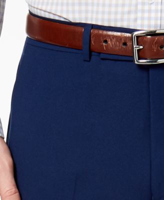 Kenneth Cole Reaction Men's Ready Flex Slim-Fit Stretch Modern Blue Solid Big and Tall Suit