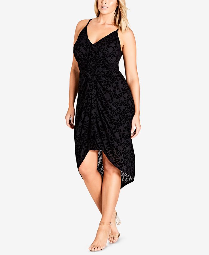 City chic high low dress hotsell
