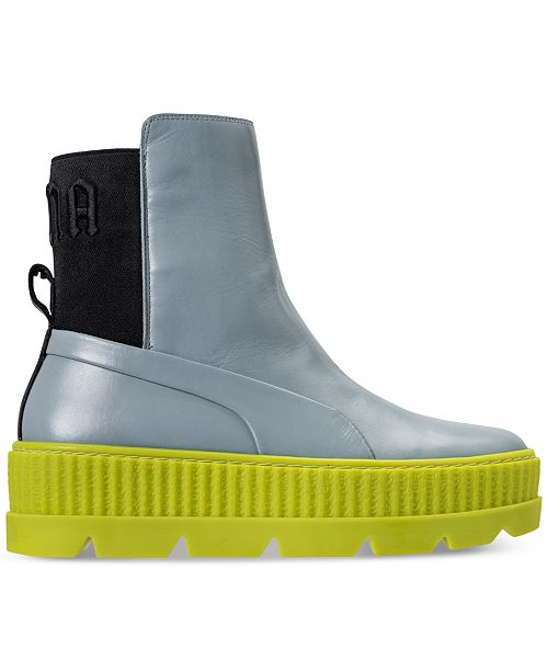 fenty chelsea sneaker boot womens
