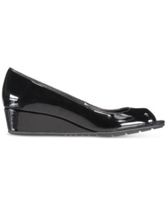 Women's Candra Peep Toe Wedge Dress Pumps