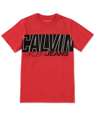 Calvin Klein - Graphic-Print Cotton T-Shirt, Big Boys (8-20)