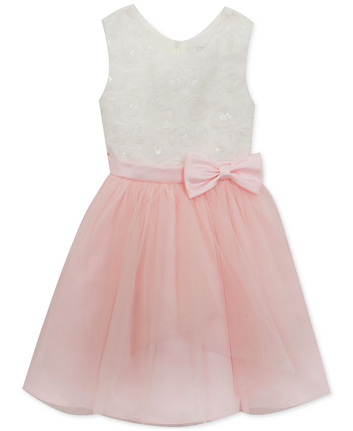 Rare Editions Soutache Pink Cascade Dress, Toddler Girls, Created for ...