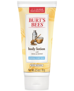 UPC 792850006607 product image for Burt's Bees Milk & Honey Body Lotion, 2.5 fl. Oz. | upcitemdb.com