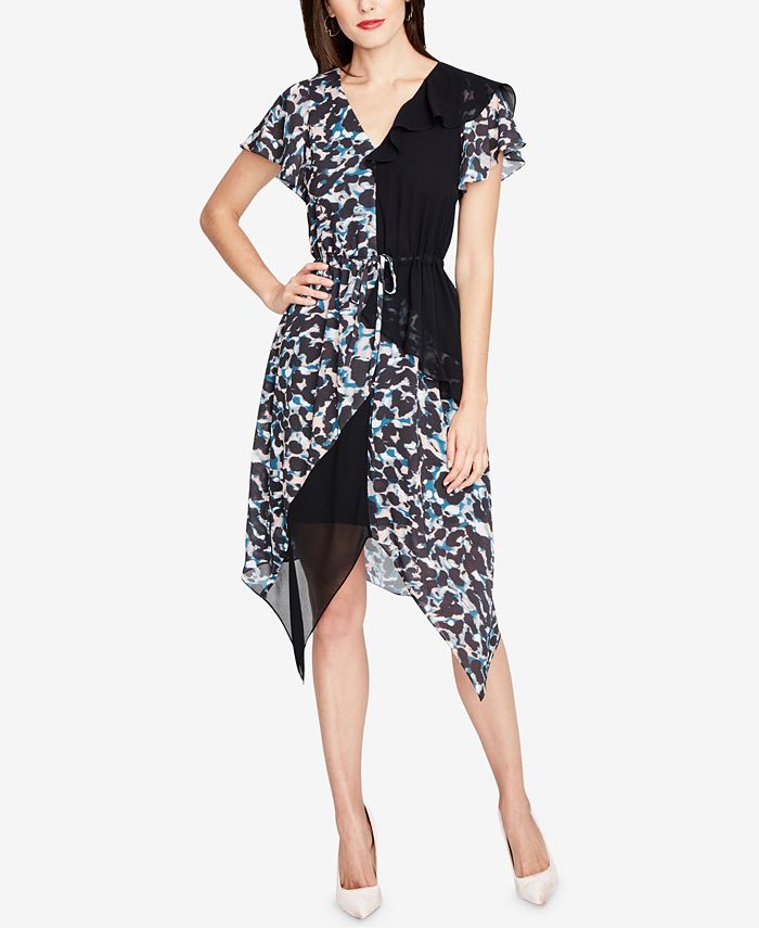 RACHEL Rachel Roy MixedRuffle Dress, Created for Macy's Macy's