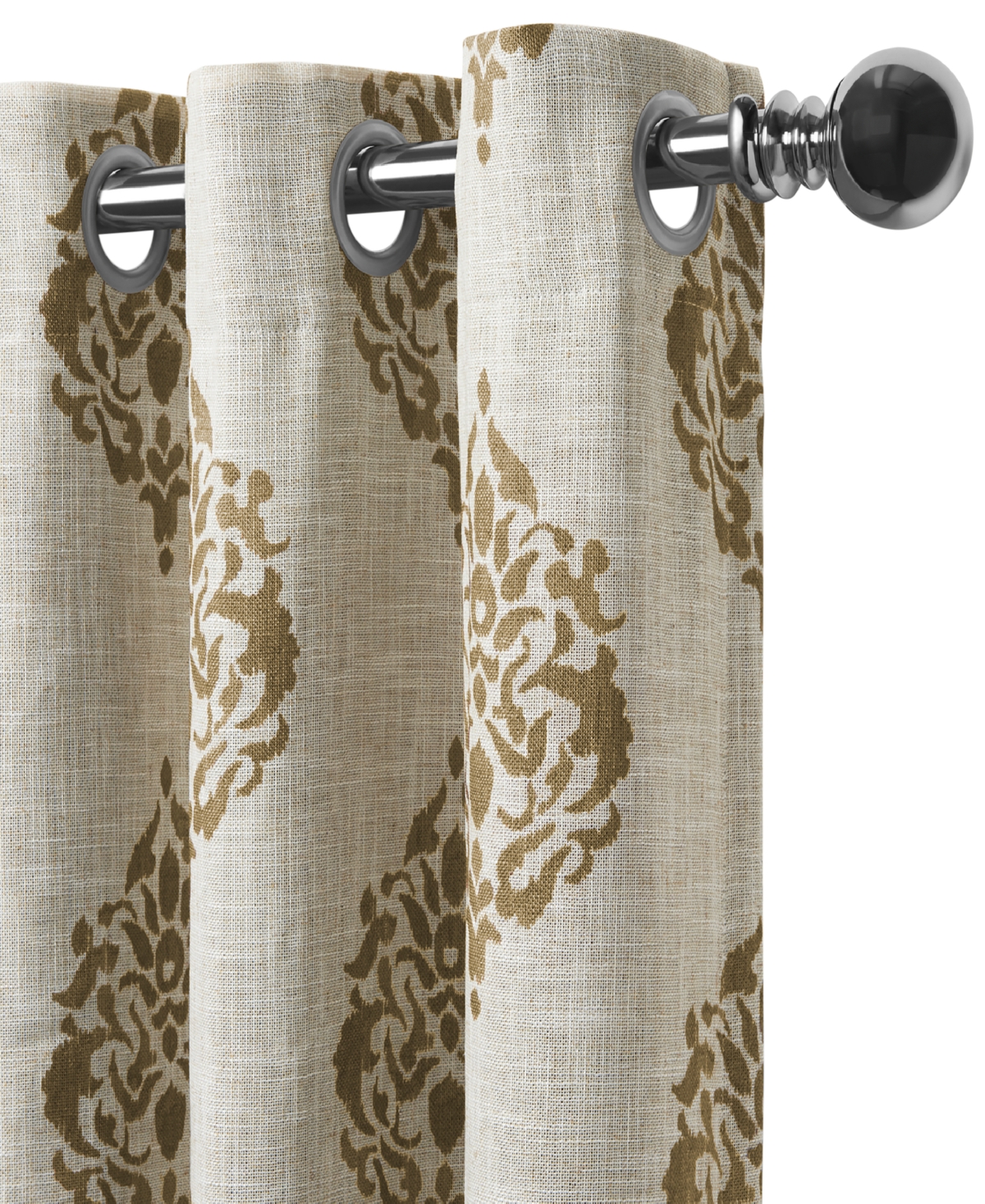 Elrene Home Fashions Navara Medallion Room Darkening Window Curtain