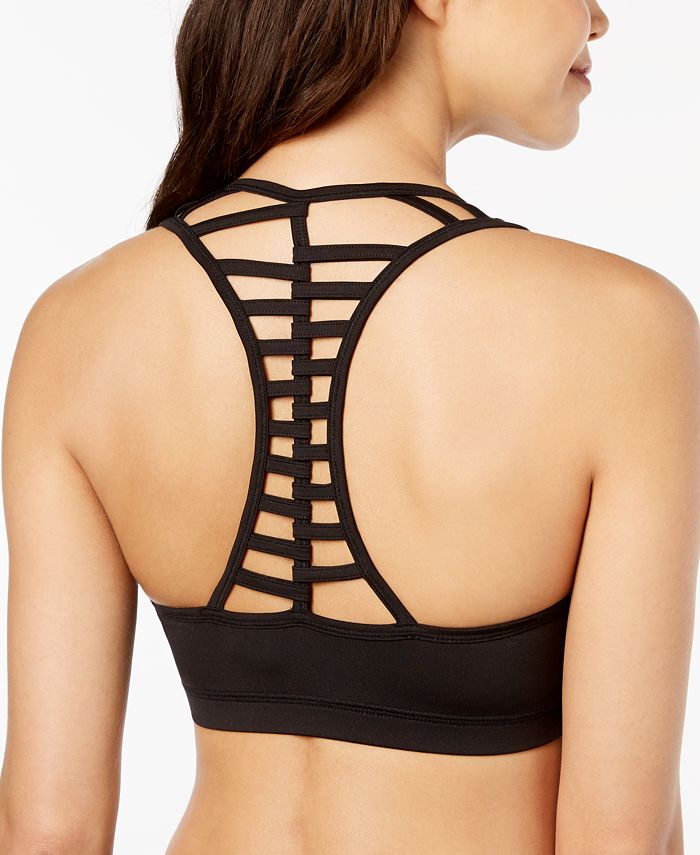 Material Girl Active Juniors' LadderBack Sports Bra, Created for Macy