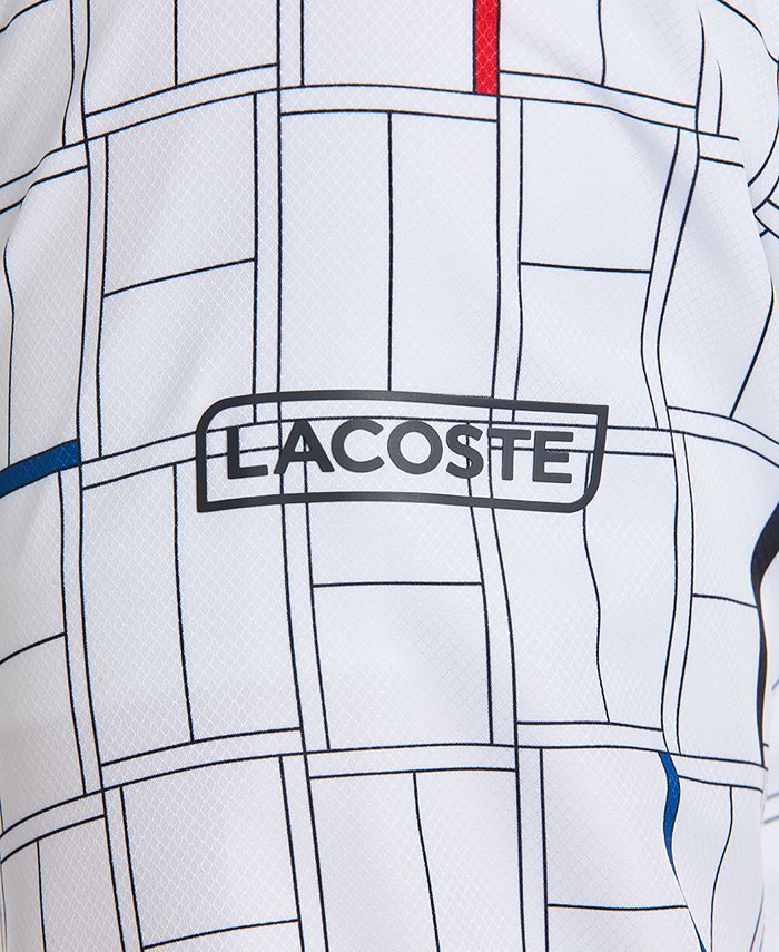 Lacoste Men's Novak Djokovic Printed Hooded Track Suit - Macy's