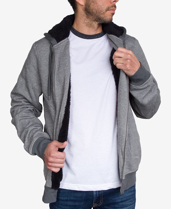 Marled sherpa sweater coat online