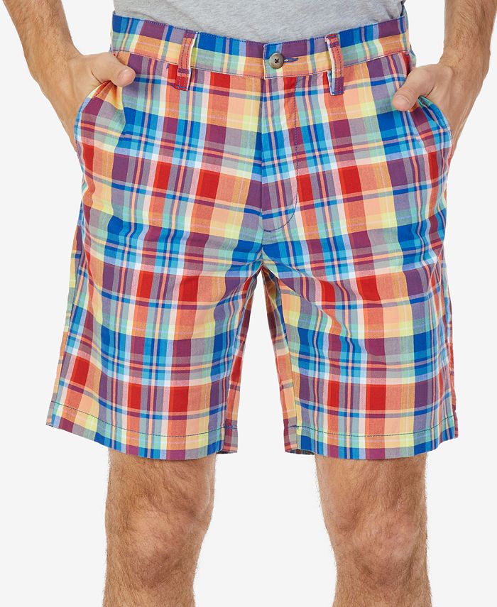 Nautica Men s Classic Fit Madras Plaid 8.5