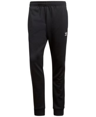 black adidas pants mens