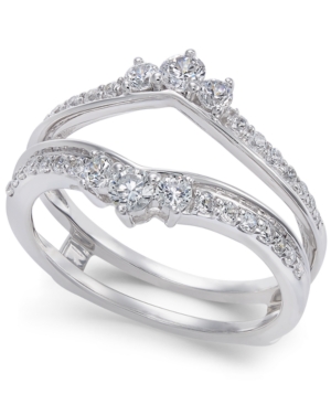 image of Diamond Enhancer Ring Guard (5/8 ct. t.w.) in 14k White Gold